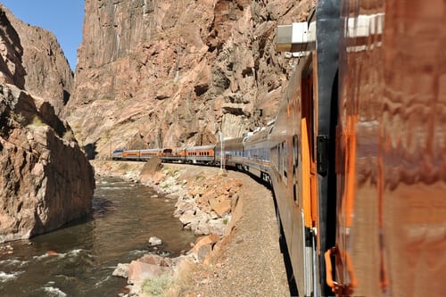 Royal Gorge Railroad in Canon City, Colorado