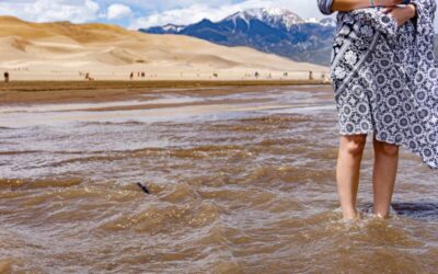 Visiting Medano Creek at the Great National Sand Dunes