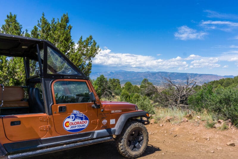 Colorado Jeep Tours in Temple Canyon