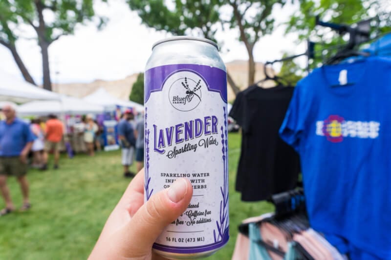Lavender Sparkling Water from New Mexico