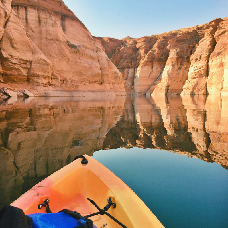 Kayaking in Antelope Canyon