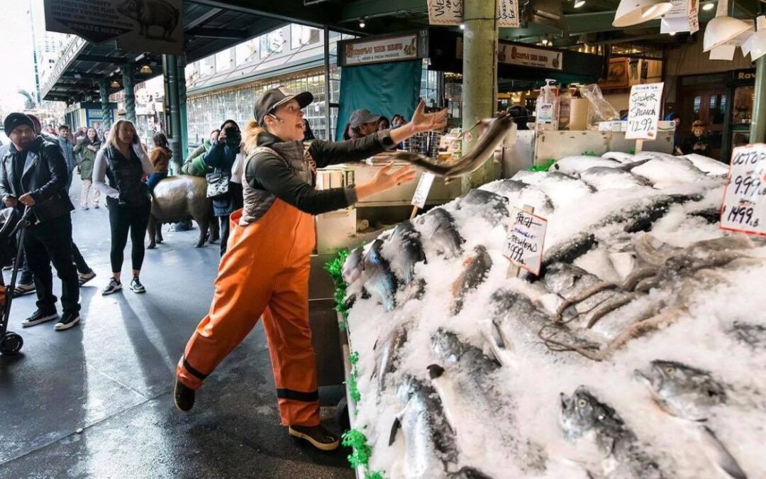 How to See Fish Get Thrown At Pike Place Fish Market