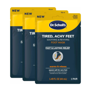 Dr. Scholl's® Tired, Achy Feet Soothing & Reviving Foot Mask, 3 Pair,