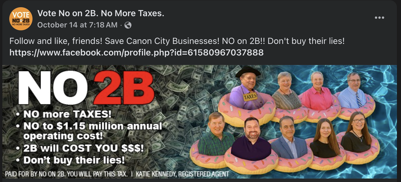 Royal Gorge Railroad Route Smear Campaign